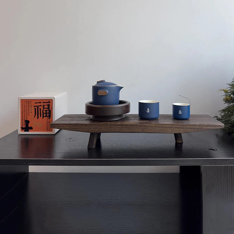 Plateau Rectangulaire Bois Multifonction
