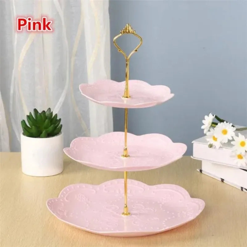 Présentoir Gâteau 3 Étages Démontable