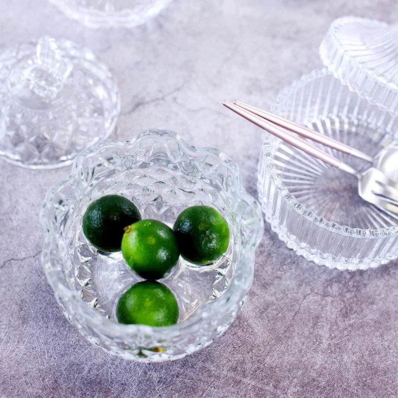 Bocal à Bonbons Cristal Élégant