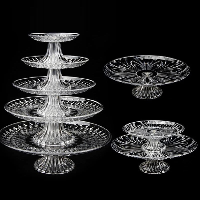 Assiettes Transparentes Présentoir Buffet Traiteur