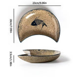 Lot 4 Plateaux Céramique Lune