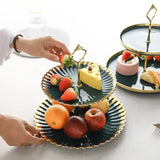 Présentoir Snack Céramique 2 Niveaux
