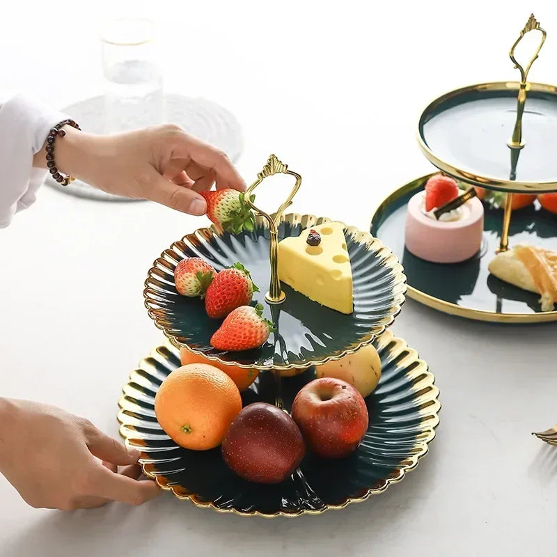 Présentoir Snack Céramique 2 Niveaux