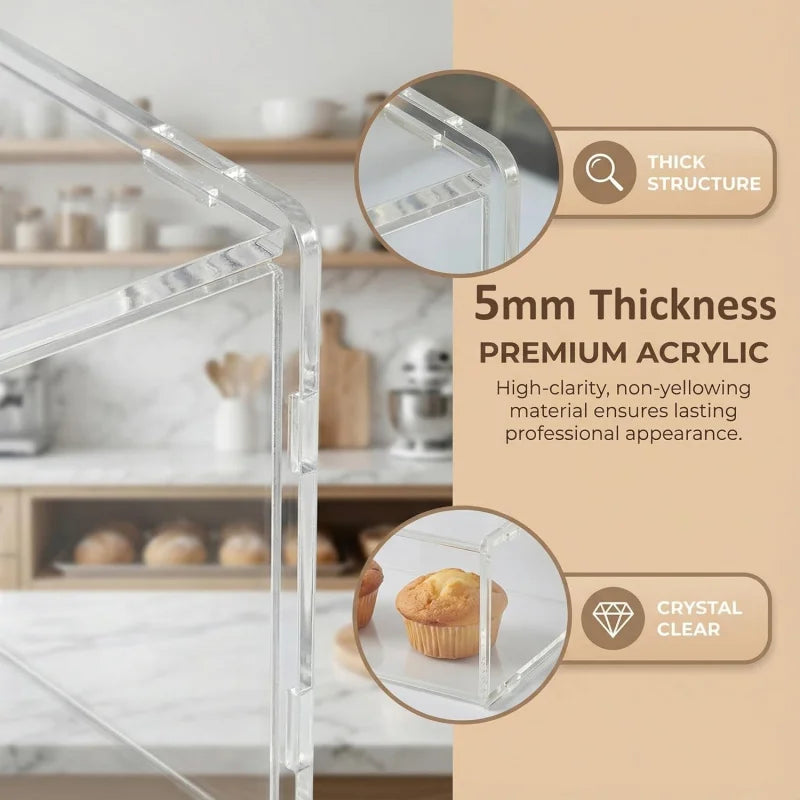 Vitrine Présentoir Pâtisserie Multi-Niveaux