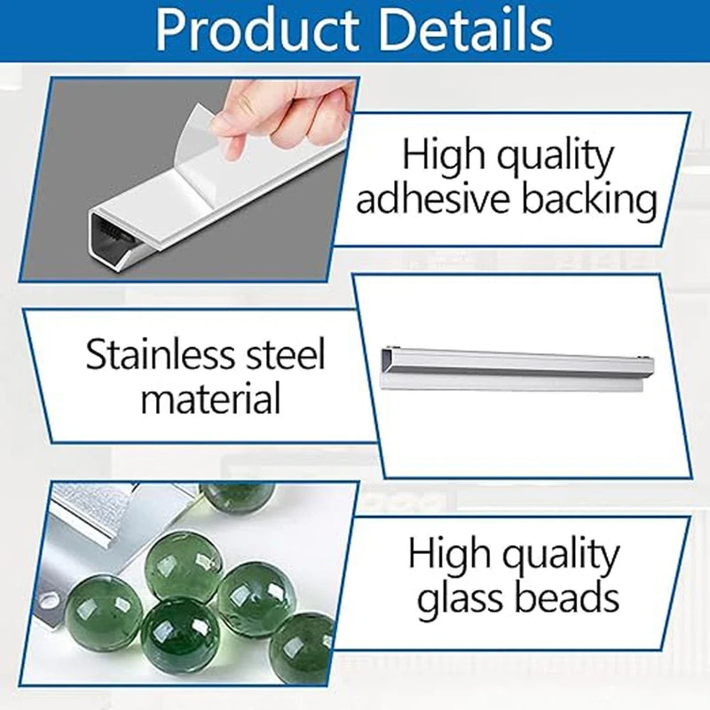 Portamenús de aleación de aluminio para pared de restaurante de 20/30/50 cm para comida para llevar - Ajustable a izquierda y derecha, fácil de instalar
