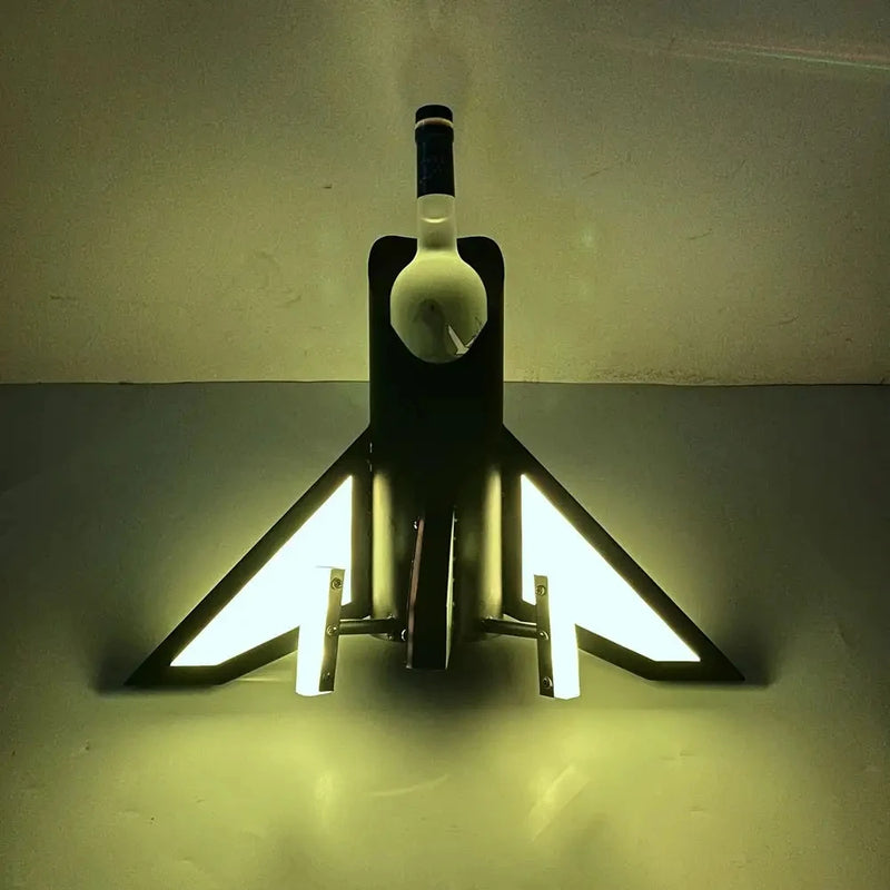 Présentoir Bouteille Avion Lumineux VIP