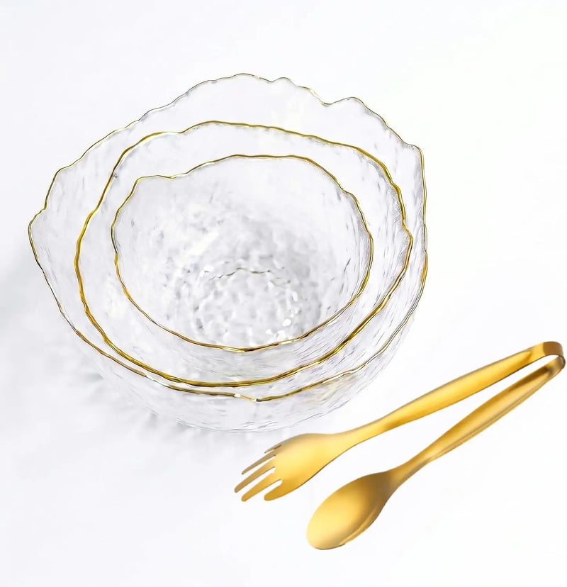 Grand Bol de Service en Verre