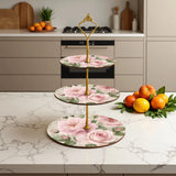 Présentoir Gâteau Bois 3 Étages