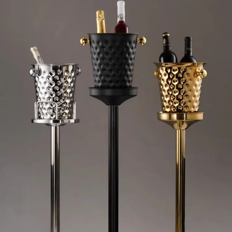 Rafraîchisseur Champagne Inox sur Pied