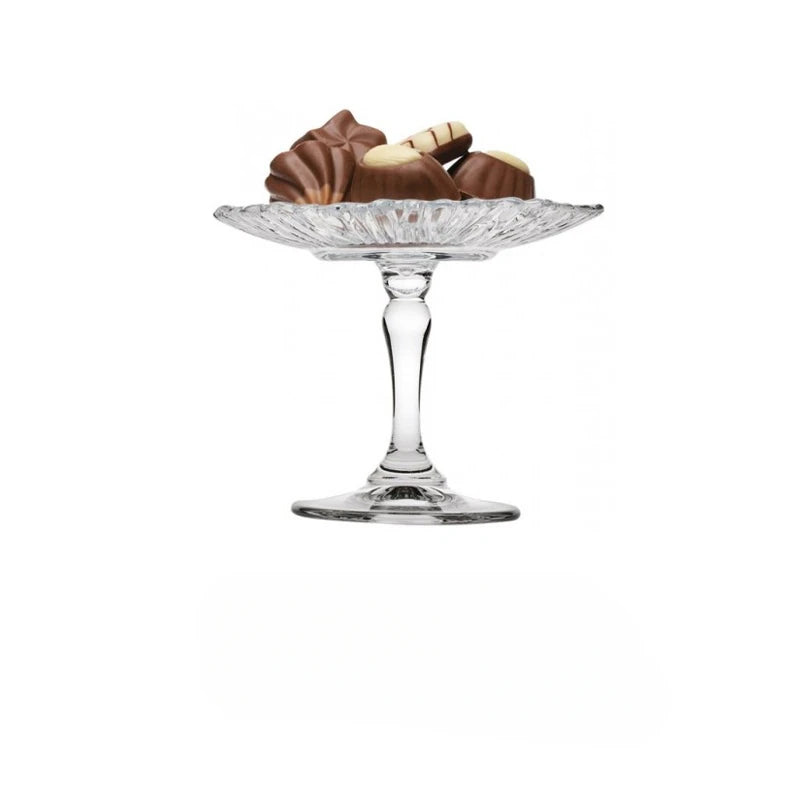 Cloche à Gâteau Verre Transparent Pied Haut