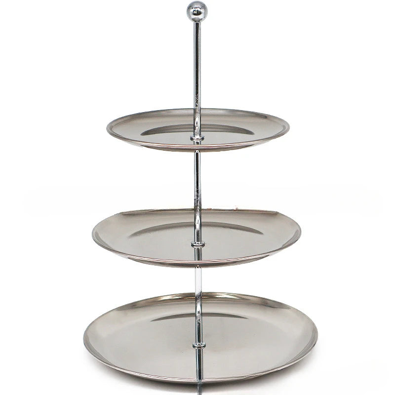 Présentoir Buffet Inox Multi-Niveaux