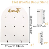 Présentoir Donuts Bois Fête Enfant
