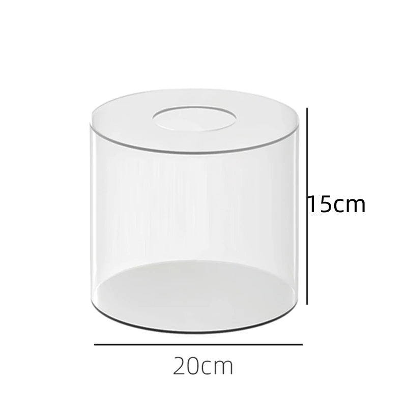 Présentoir Gâteau Acrylique Rond Socle Transparent