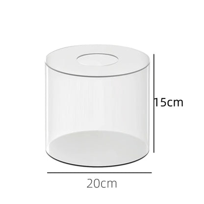 Présentoir Gâteau Acrylique Rond Socle Transparent