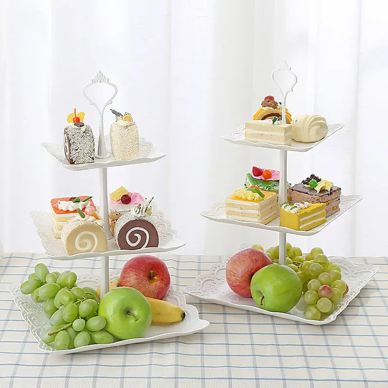 Présentoir Cupcakes 3 Niveaux Plastique
