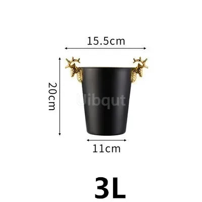 Rafraîchisseur Champagne Baril Tête Cerf