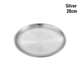 Assiette Inox Présentation Buffet Traiteur