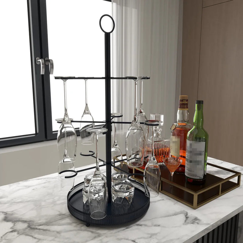 Présentoir Verres Cocktail Champagne Plateau
