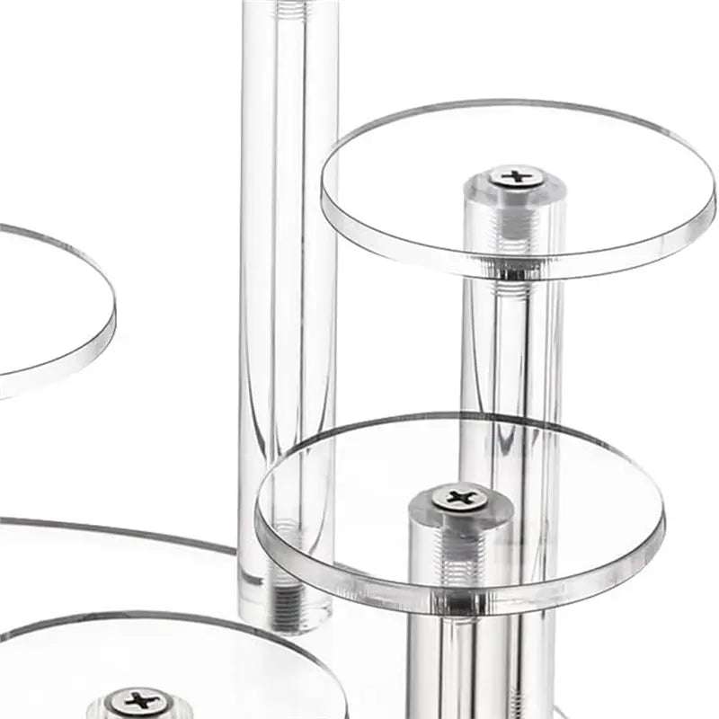 Présentoir Acrylique Rond 10 Étages Cupcake Buffet