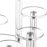 Présentoir Acrylique Rond 10 Étages Cupcake Buffet – vue détaillée matière et finition