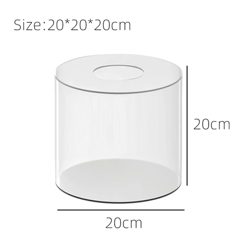 Présentoir Gâteau Acrylique Rond Socle Transparent