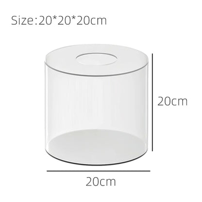 Présentoir Gâteau Acrylique Rond Socle Transparent