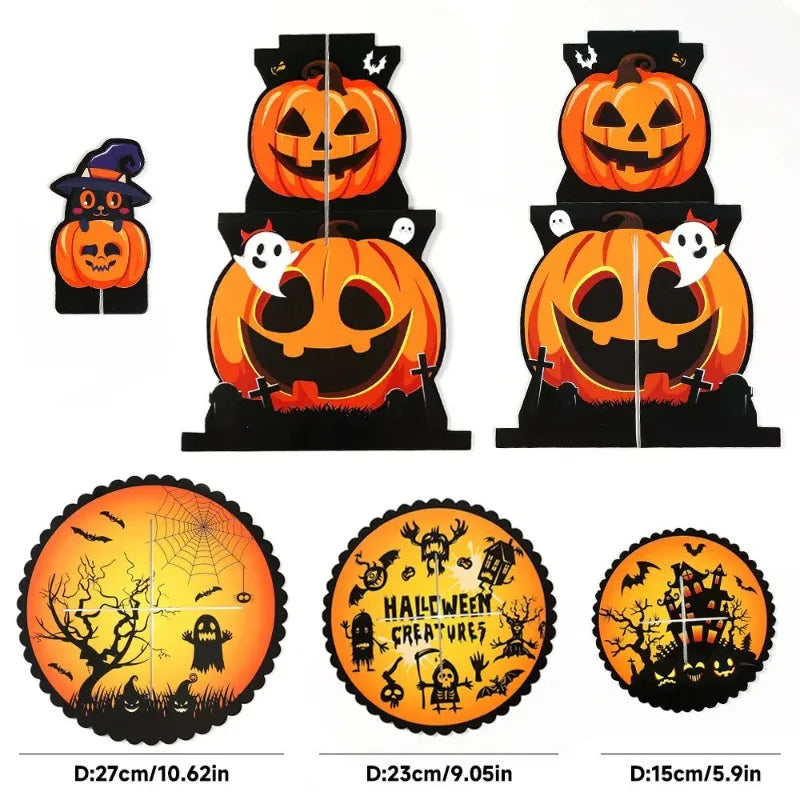 Présentoir Cupcakes Carton Halloween Fête