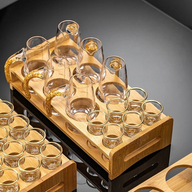 Porte-Verres à Vin en Bois