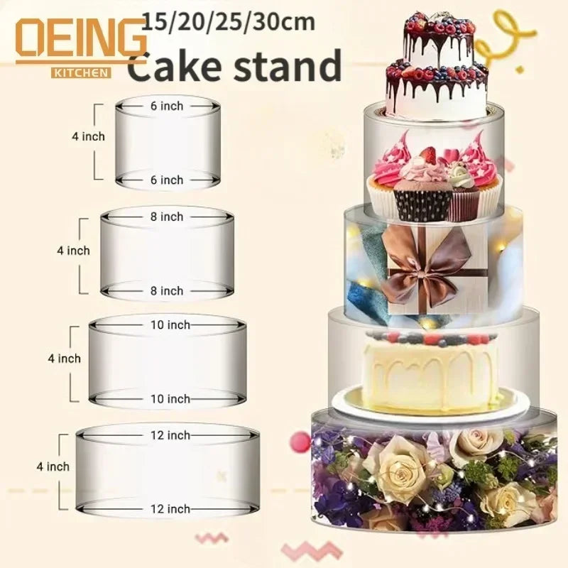 Présentoir Gâteau Mariage Multi-Tailles