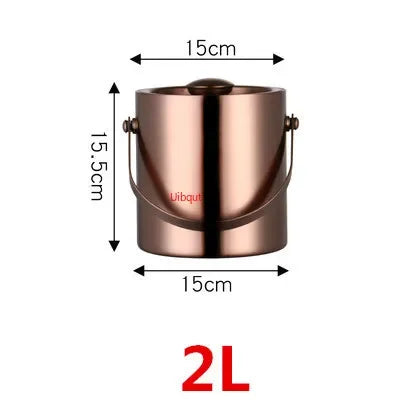 Seau à Glace Inox Baril Bar