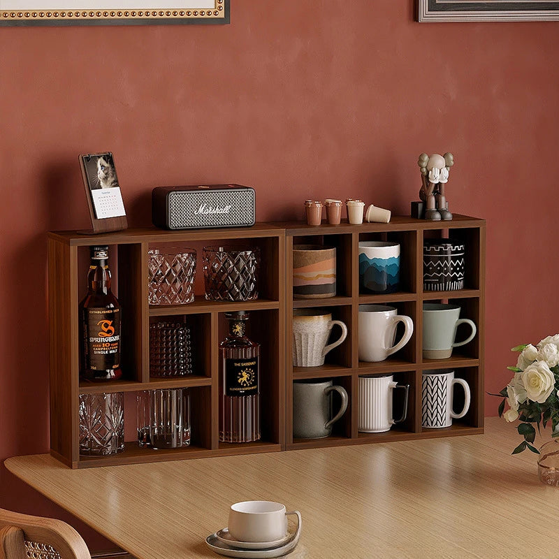 Présentoir Mural Tasses Café Vintage