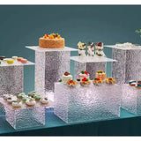 Présentoir Buffet Acrylique Colonnes Mariage