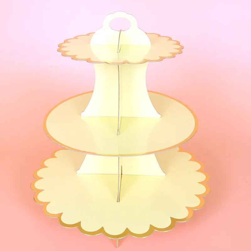 Présentoir Cupcakes Papier Jetable Mariage