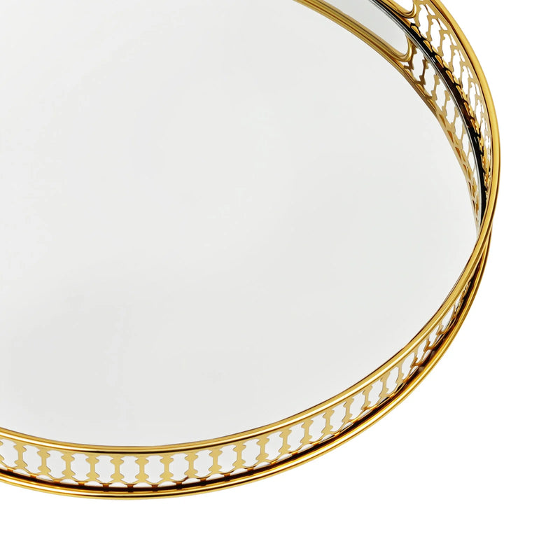 Plateau Miroir Doré Buffet