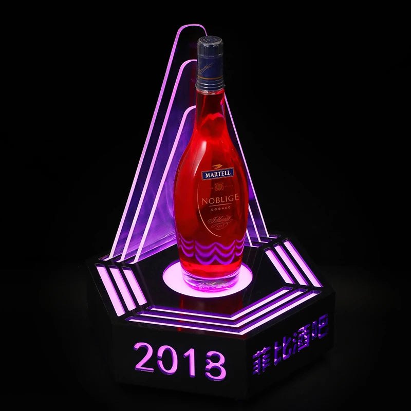Présentoir Bouteille Lumineux LED Réception