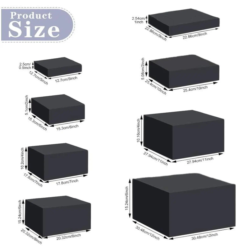 Lot 8 Présentoirs Cubes Acryliques Buffet