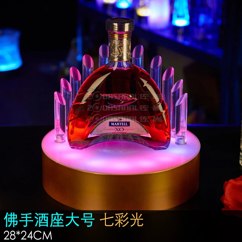 Présentoir Bouteille Lumineux LED Réception