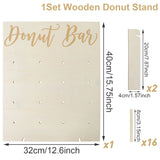 Chariot Présentoir Donuts Bois Mariage
