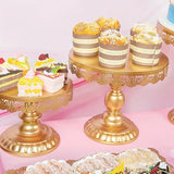 Présentoir à Gâteaux Doré 6 Pièces