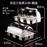Présentoir Buffet Inox Multi-Compartiments Hôtel