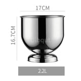 Seau à Champagne Inox Tête Tigre