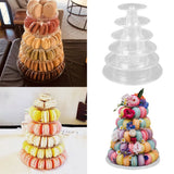 Tour Présentoir Macarons Transparente Mariage
