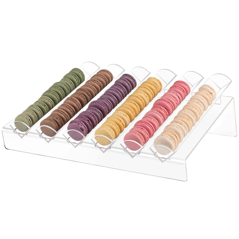 Présentoir Macarons Acrylique 6 Compartiments