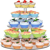 Présentoir Cupcakes Rond Acrylique Mariage