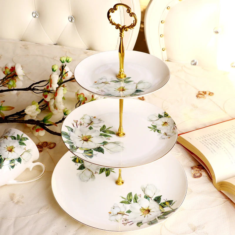 Présentoir Buffet Porcelaine Verte