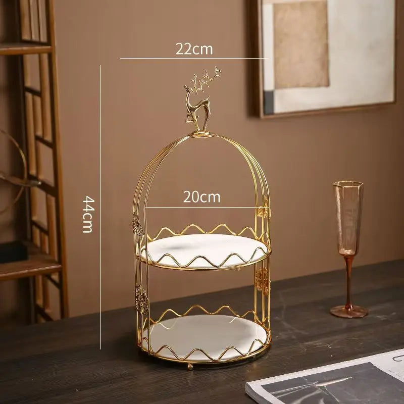 Présentoir à Gâteaux Thé Mariage Chic