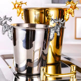 Seau Champagne Rétro Tête de Cerf