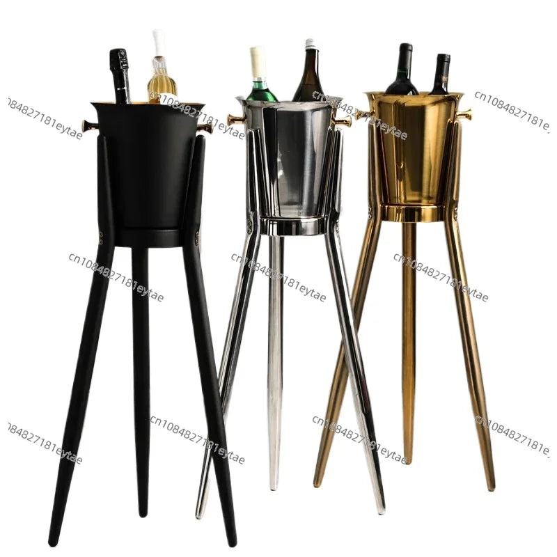 Rafraîchisseur Champagne Inox Trépied Luxe