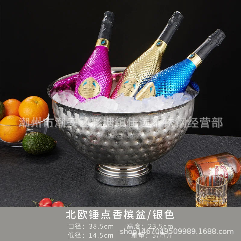 Rafraîchisseur Champagne Inox Double Paroi