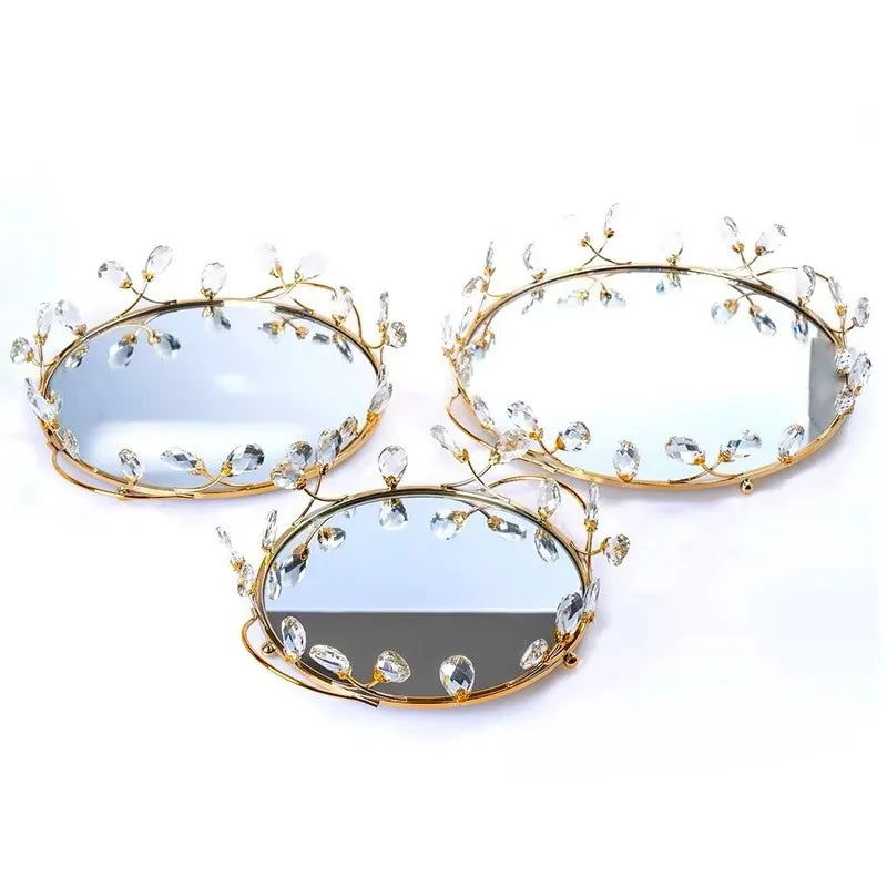 Plateau Miroir Fer Forgé Mariage